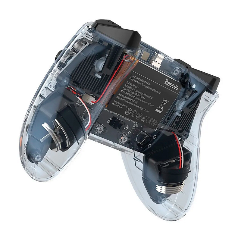 Геймпад Baseus Motion Sensing SW Vibrating Gamepad, прозрачный - 3