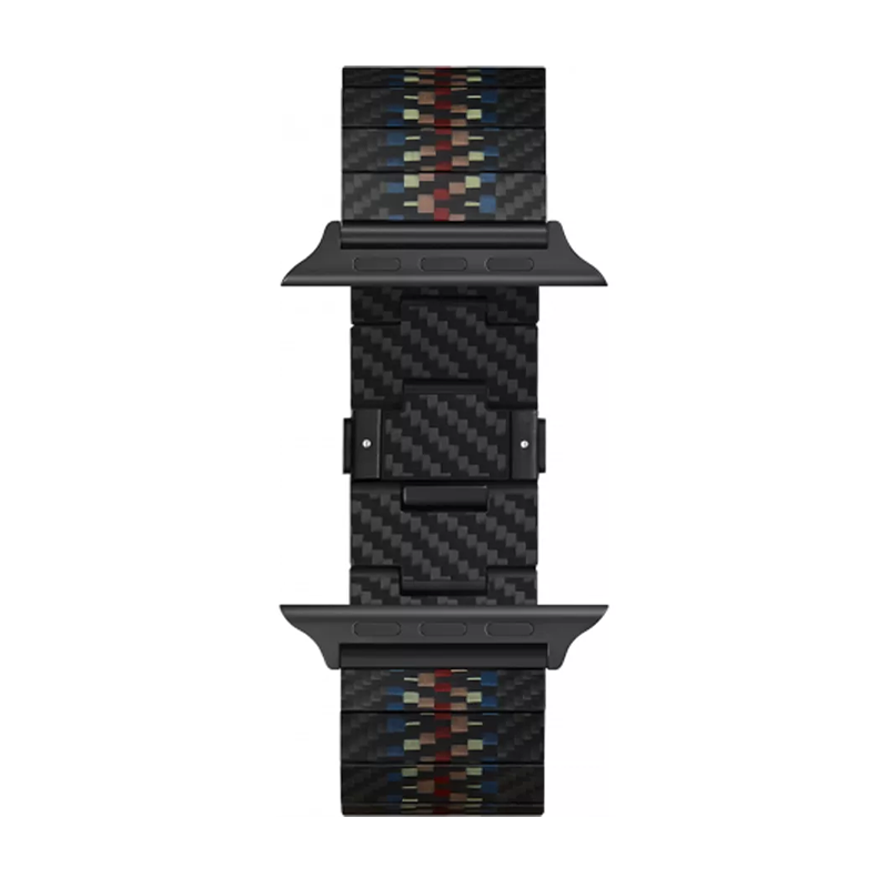 Браслет Pitaka Fusion Weaving для Apple Watch 38 / 40 / 41 / 42 / 44 / 45 / 46 / 49mm карбон - 4
