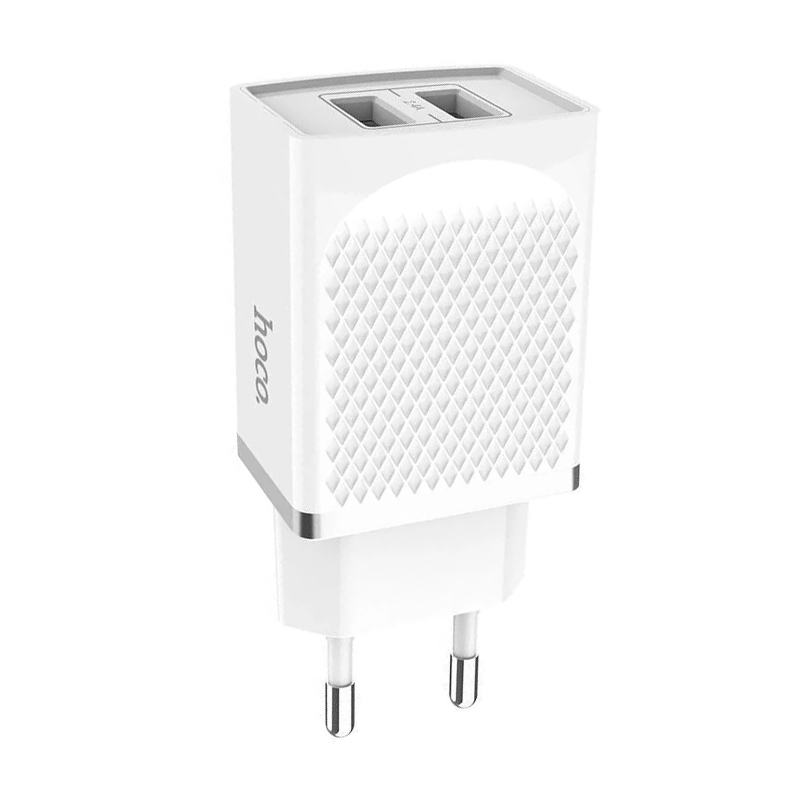 Сетевое зарядное устройство Hoco C43A 12 Вт, белый - 1