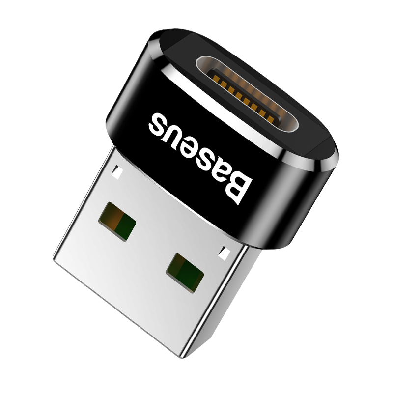Адаптер-переходник Baseus Mini Type-C female to USB male adapter converter (USB to Type-C) - 2