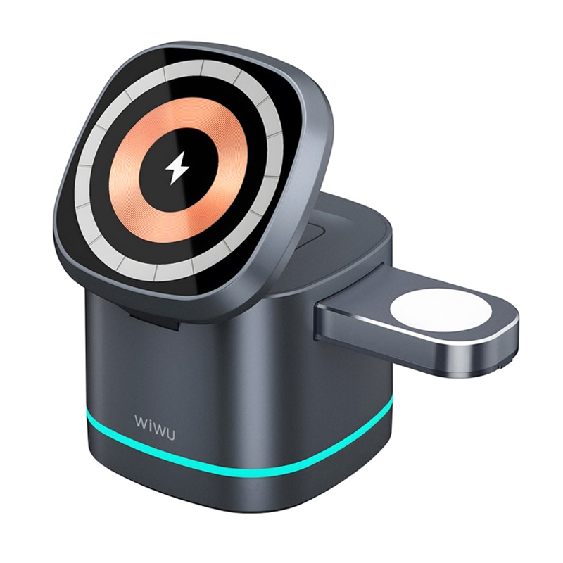 Беспроводное зарядное устройство WIWU Rubik's Cube 3in1 15 Вт - 1
