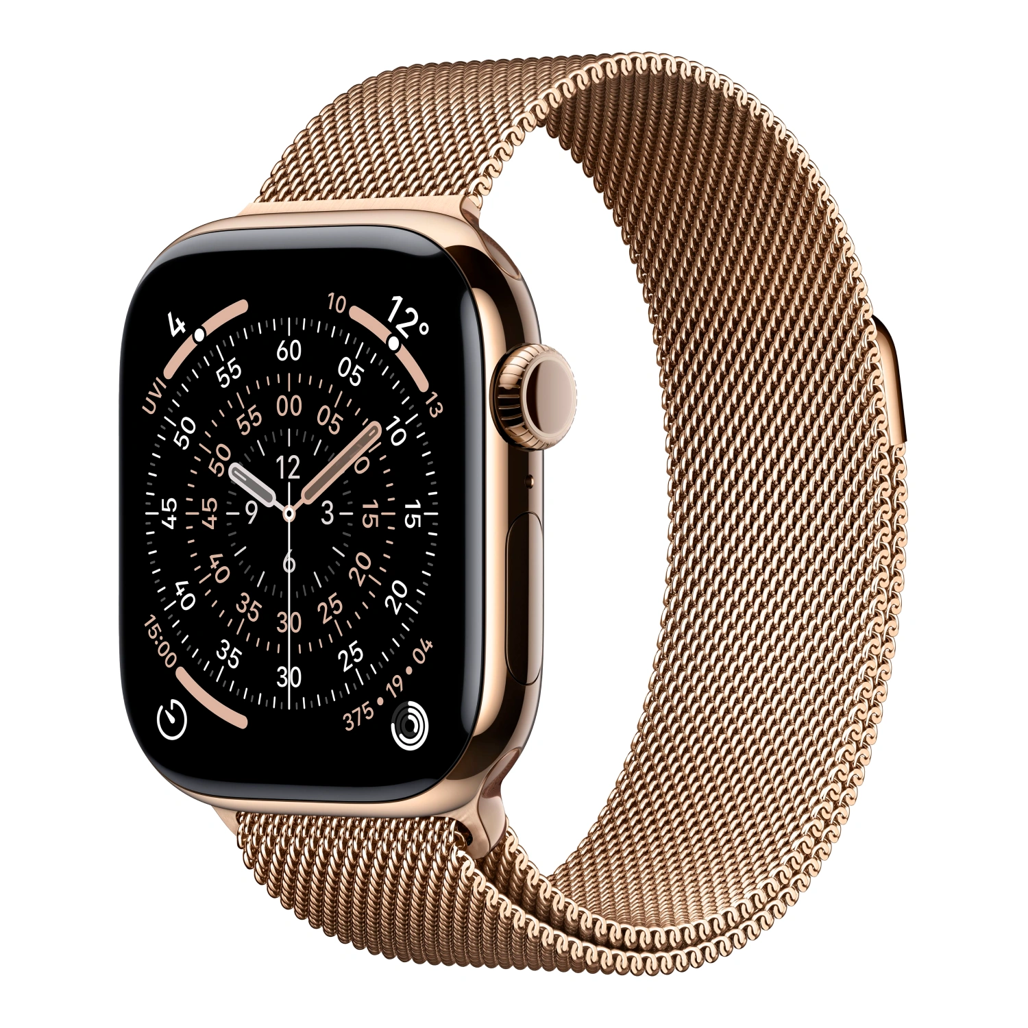 Умные часы Apple Watch Series 11 42mm GPS + Cellular Gold Titanium Case Gold Milanese Loop One Size
