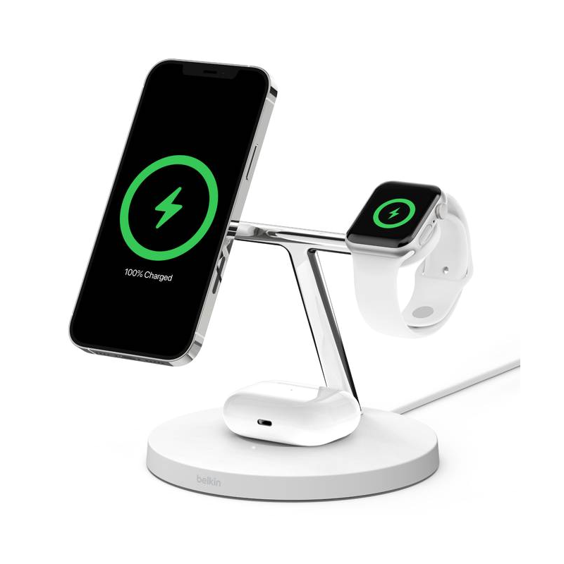 Зарядная станция Belkin BOOST CHARGE PRO 3 в 1 (Беспроводная зарядка) - 3