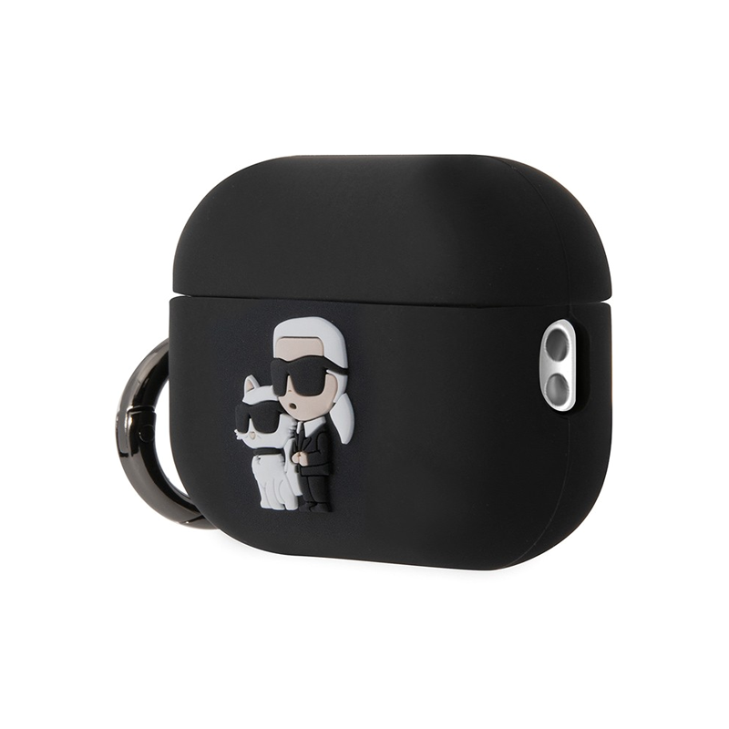 Кобура CG Mobile Lagerfeld Silicone Case With Ring для Apple AirPods Pro 2 - 3