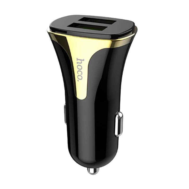 Автомобильное зарядное устройство + кабель Micro Hoco Z31 18 Вт, чёрный - 1