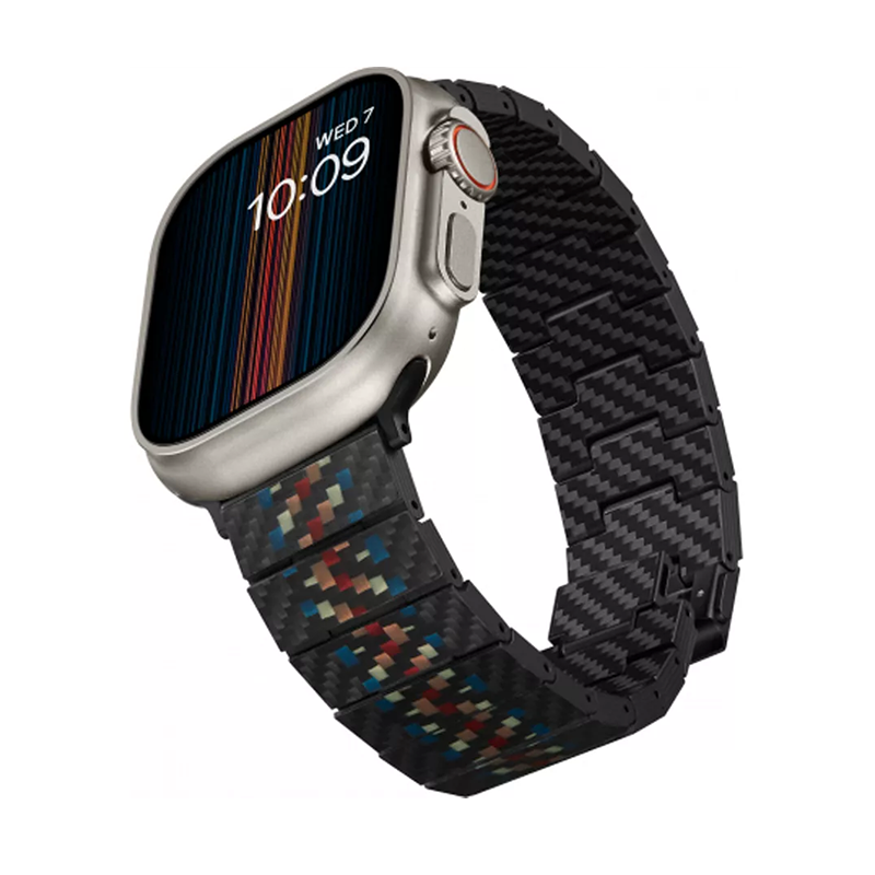 Браслет Pitaka Fusion Weaving для Apple Watch 38 / 40 / 41 / 42 / 44 / 45 / 46 / 49mm карбон - 3