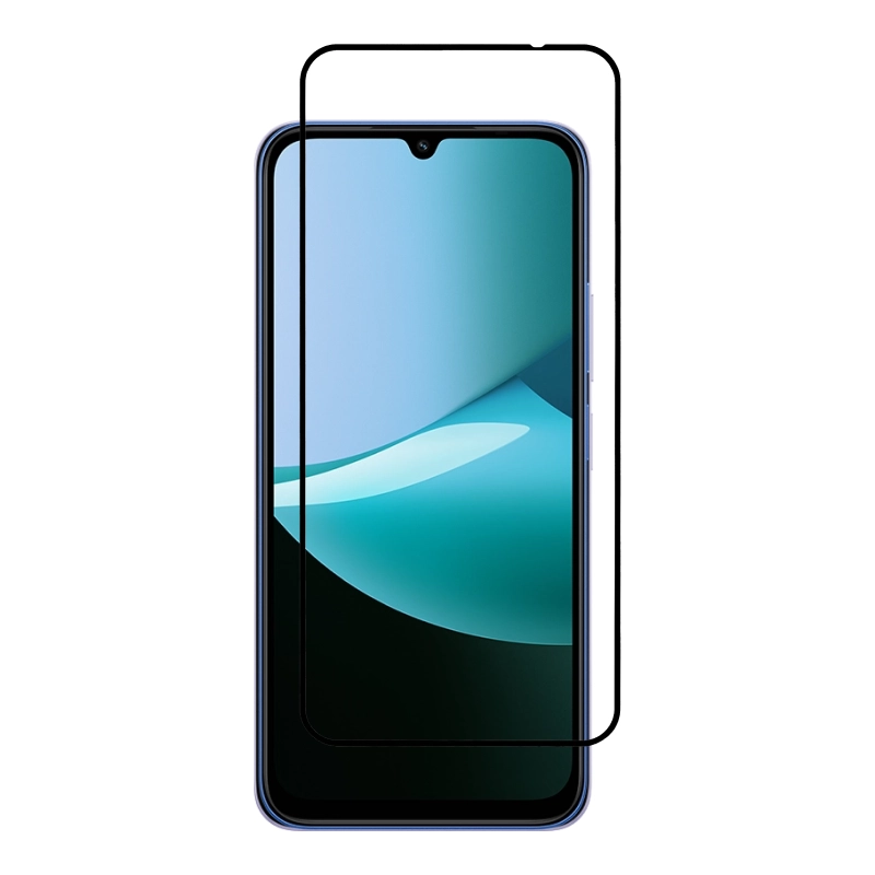 Защитное стекло Borasco Full Glue 3D для Xiaomi Redmi 15C / Poco C85, черный - 1