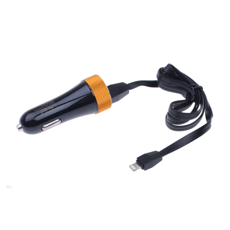 Автомобильное зарядное устройство + кабель Lightning Ldnio DL-C50 21 Вт, чёрный - 2