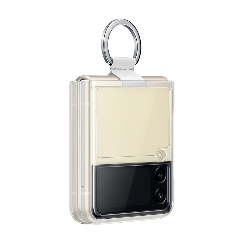 Клип-кейс (накладка) Samsung Clear Cover with Ring для Samsung Galaxy Z Flip 3 - 2