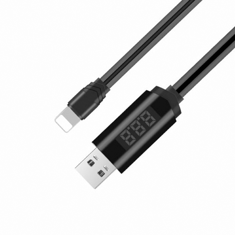 Дата-кабель Hoco U29 Lightning 1 м, чёрный - 1