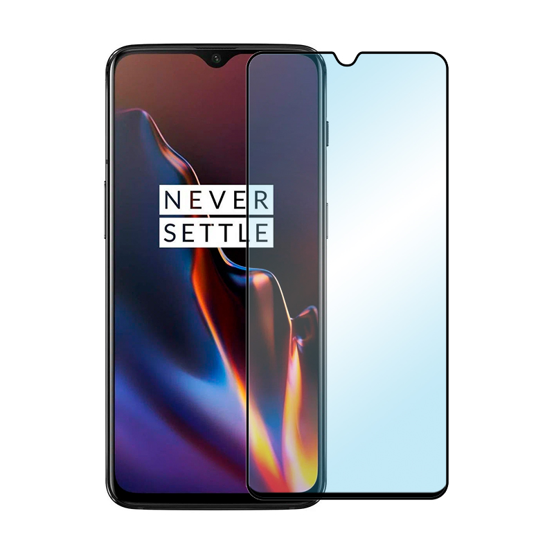 Защитное стекло 3D Premium для OnePlus 6t, черная рамка - 1