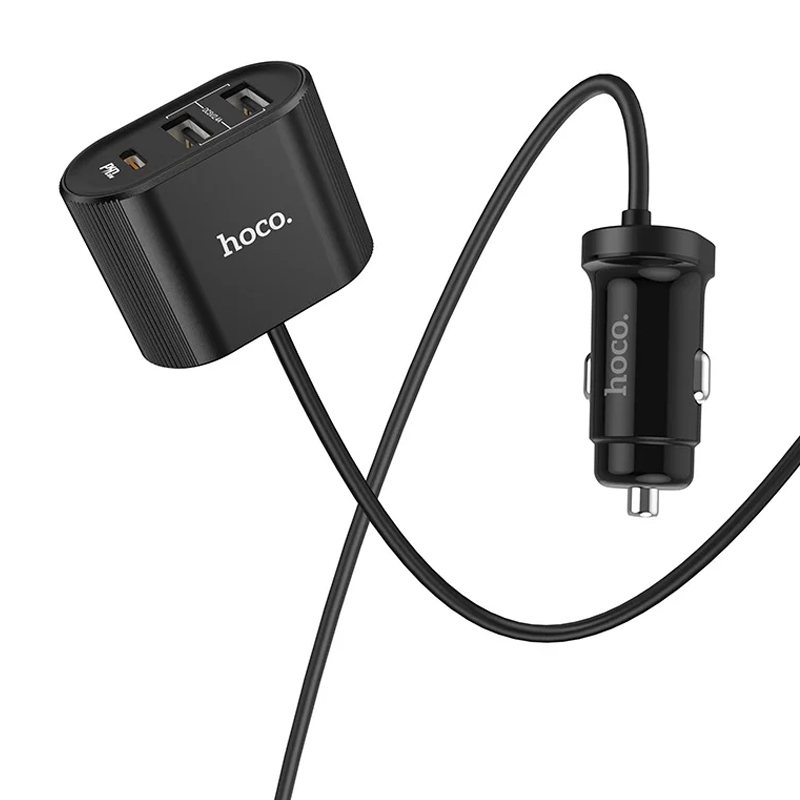 Автомобильное зарядное устройство Hoco Z35 18 Вт, чёрный - 3
