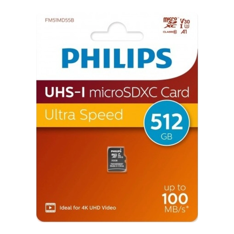 Карта памяти Philips Ultra Speed (без адаптера), 512 ГБ - 1