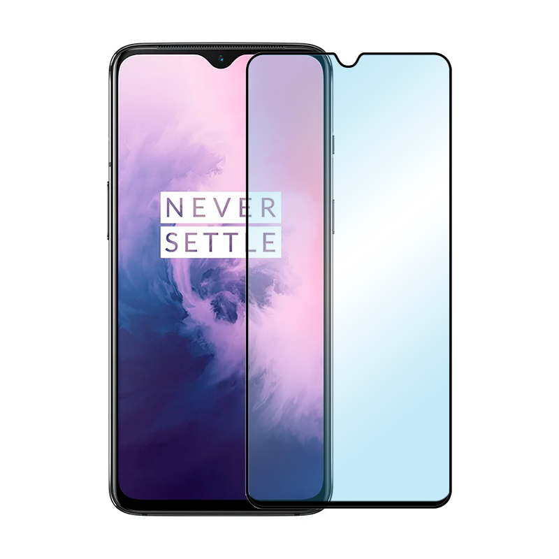Защитное стекло 3D Premium для OnePlus 7, черная рамка - 1