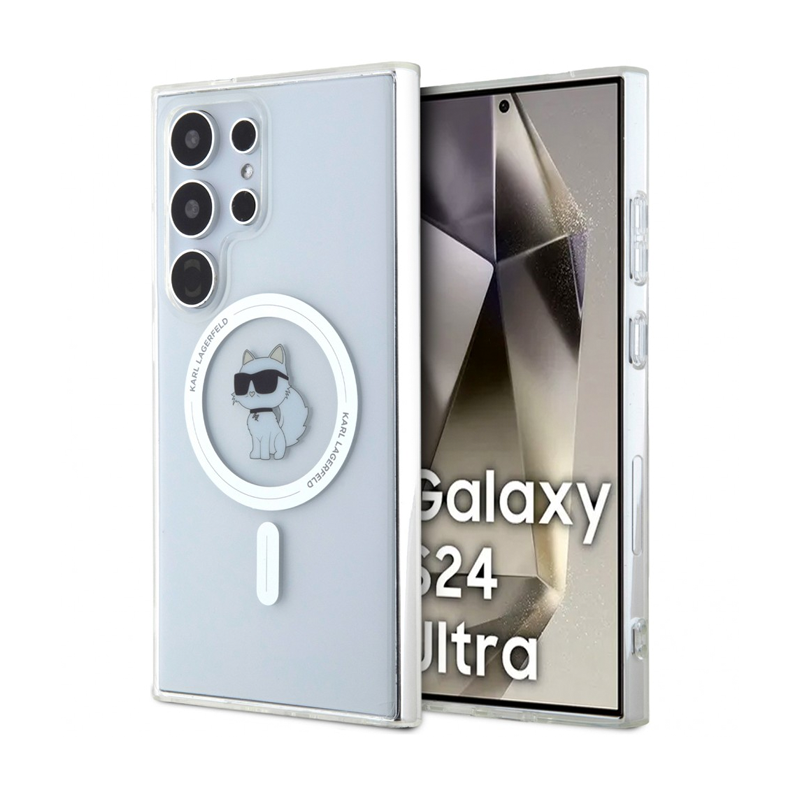 Клип-кейс (накладка) CG Mobile Lagerfeld Karl MagSafe для Samsung Galaxy S24 Ultra - 3