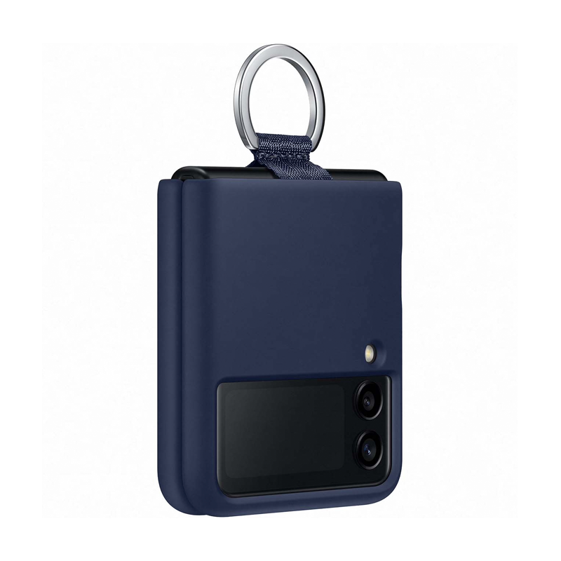 Клип-кейс (накладка) Samsung Silicone cover With Ring для Samsung Galaxy Z Flip 3 - 2