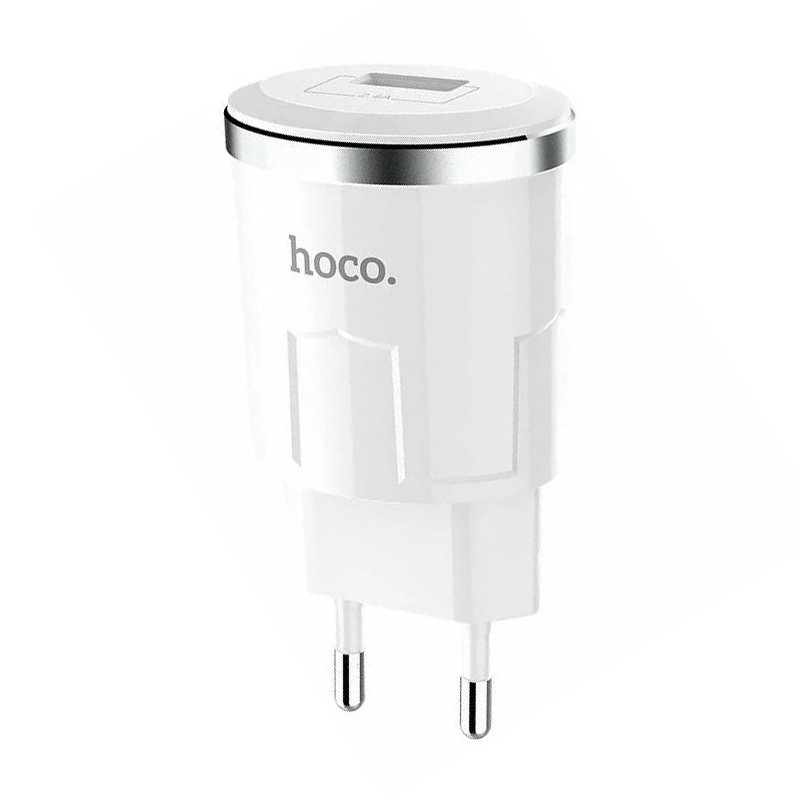Сетевое зарядное устройство Hoco C37A 12 Вт, белый - 1