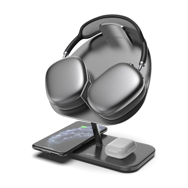 Беспроводное зарядное устройство WIWU Hubble Stand 3in1 M15 15 Вт - 1