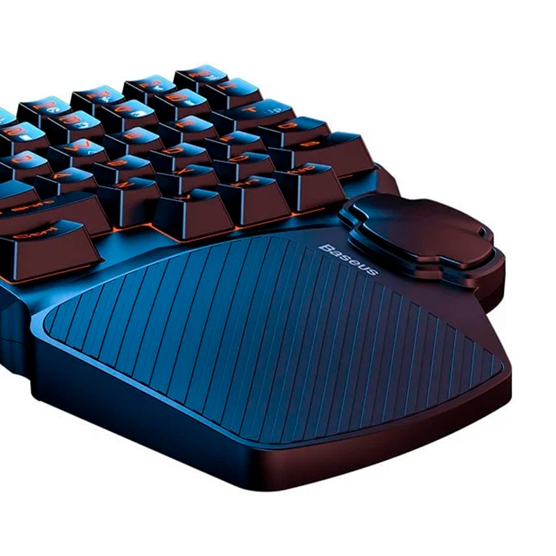 Игровая клавиатура проводная Baseus Gamo One-Handed Gaming Keyboard - 3