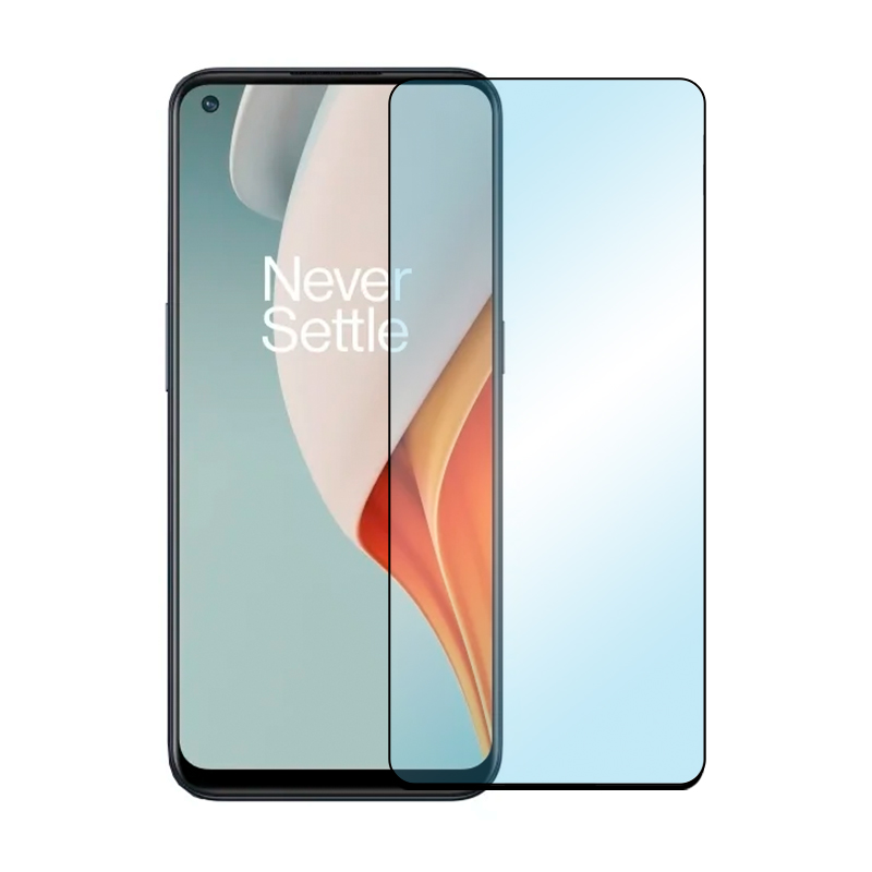 Защитное стекло 3D Classic для OnePlus N100, черная рамка - 1