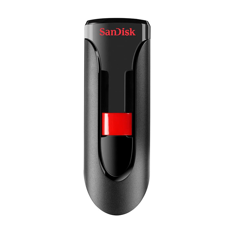 USB-флешка SanDisk Gruzer Glide 2.0 64 ГБ, чёрный - 1