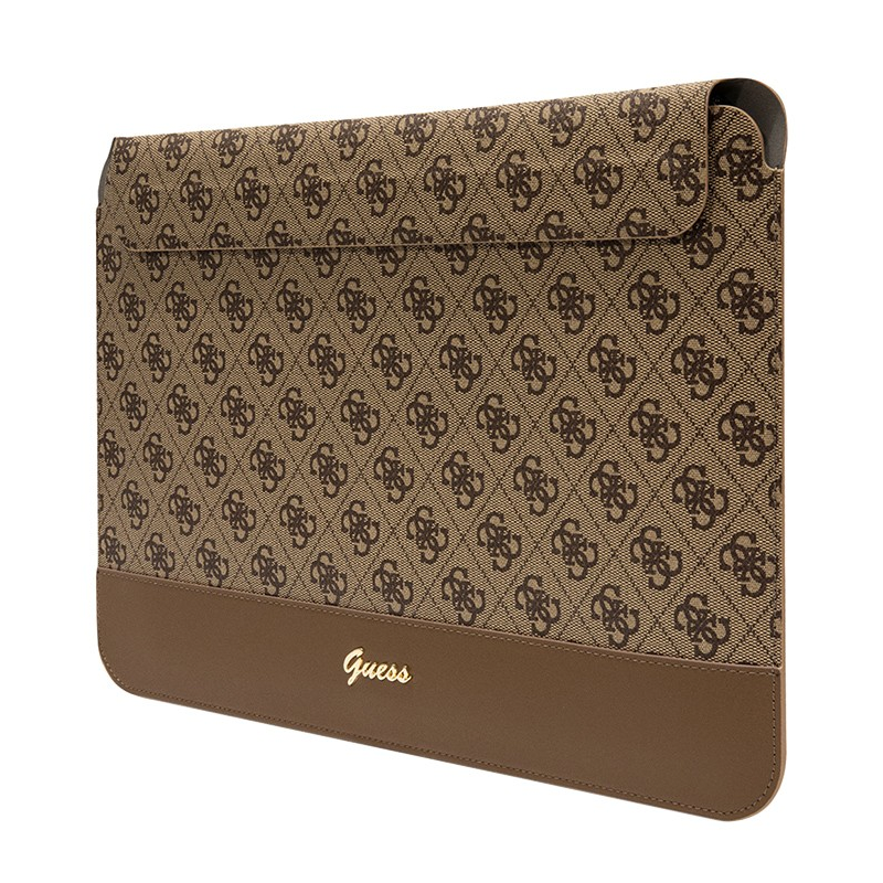 Чехол CG Mobile Guess Sleeve 4G Bottom Stripe Metal Logo для Apple MacBook 14