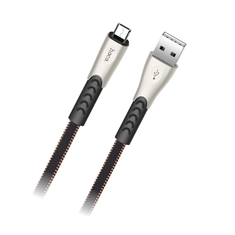 Дата-кабель Hoco U48 Micro 1.2 м, чёрный - 1