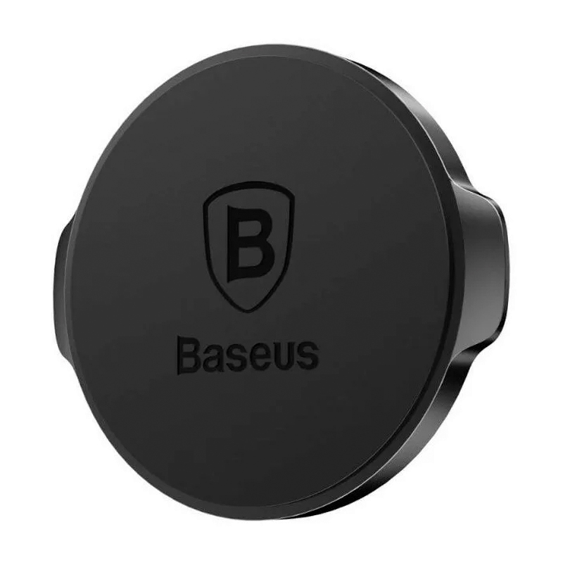 Автомобильный держатель магнитный Baseus Small Ears Series Magnetic (клеящаяся платформа), чёрный - 2