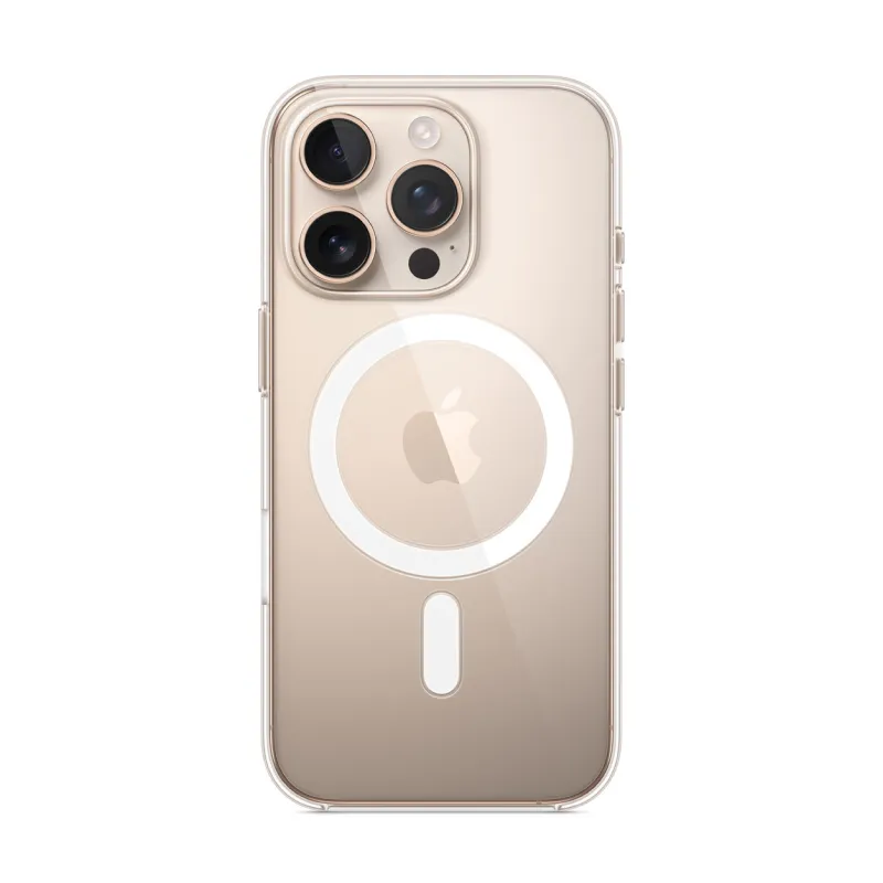 Клип-кейс (накладка) Clear Case MagSafe для Apple iPhone 16 Pro - 1