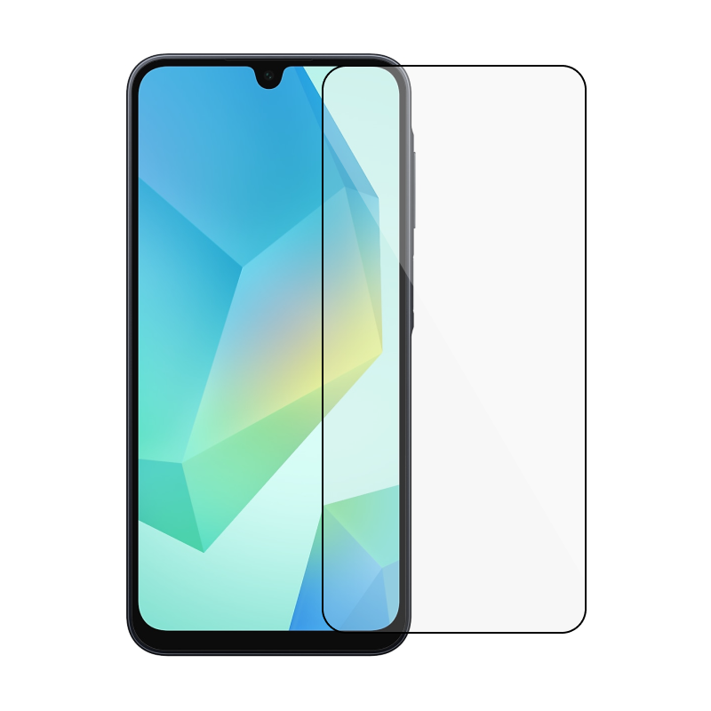 Защитное стекло 3D Classic для Samsung Galaxy A16/ A17 / A26, черная рамка - 1