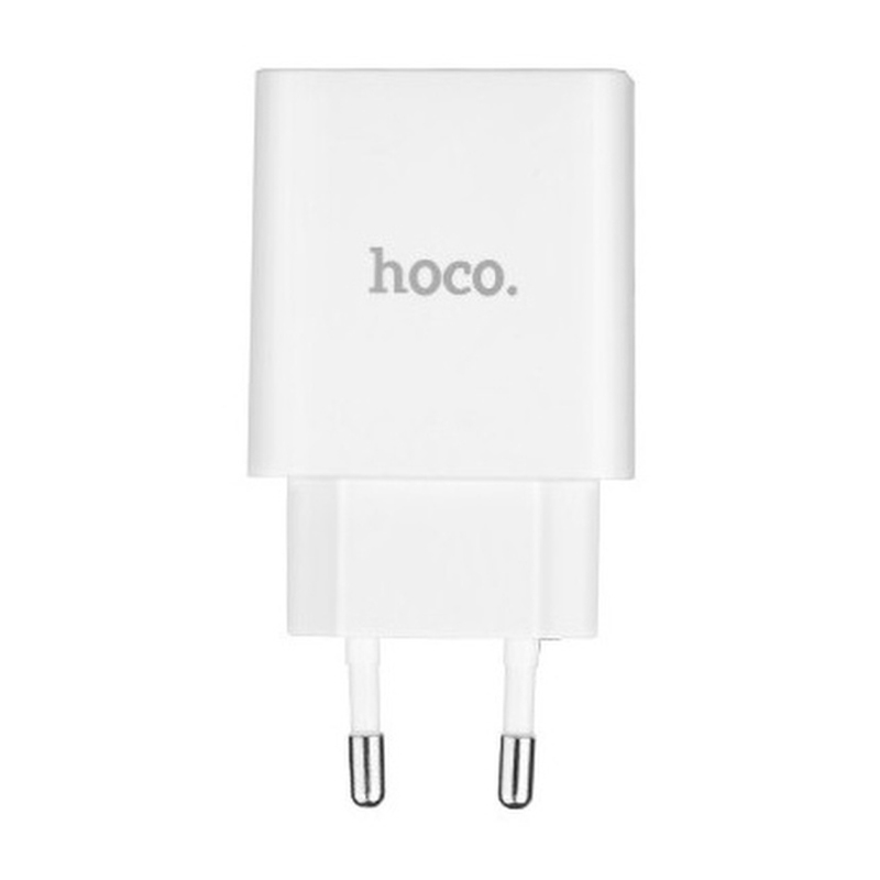 Сетевое зарядное устройство Hoco C25A с индикатором 12 Вт, белый - 1