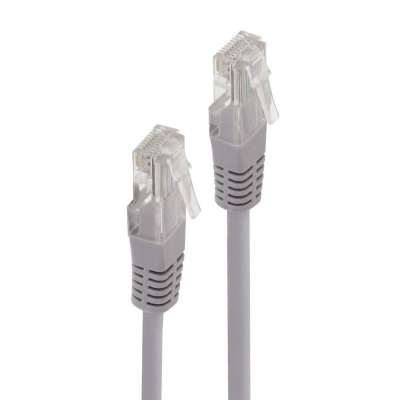 Патч-корд RJ45 - RJ45 2 м, серый - 1