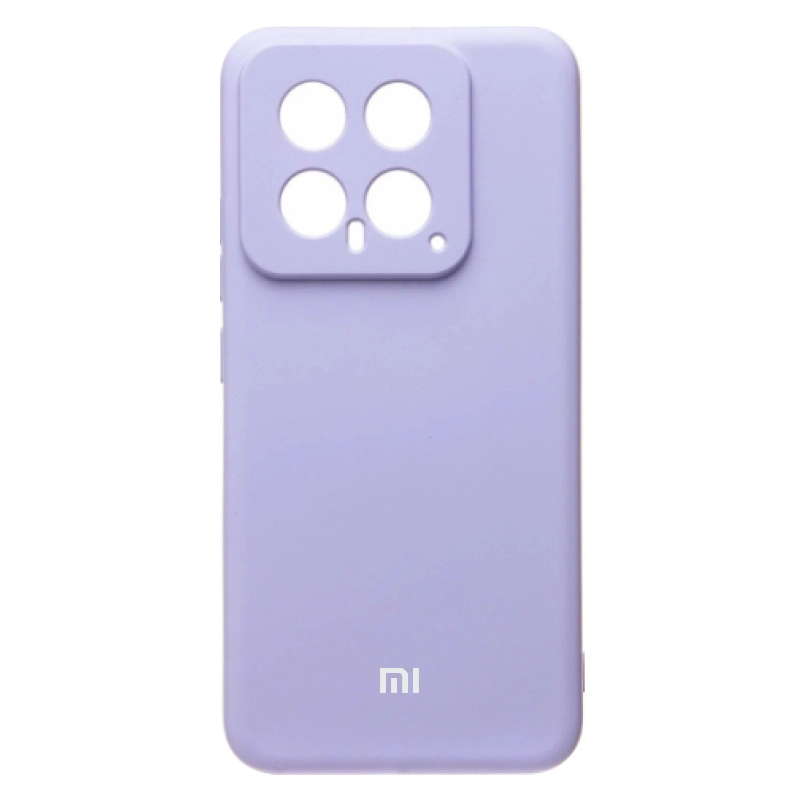 Клип-кейс (накладка) Silicone cover закрытый для Xiaomi 14 - 1