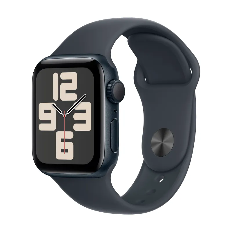 Купить Умные часы Apple Watch SE (2024) 40mm GPS Midnight Aluminium Case Midnight Sport Band по выгодной цене в интернет-магазине CMstore