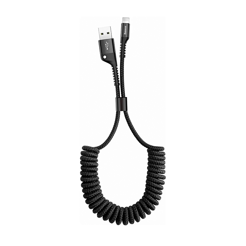 Дата-кабель Baseus Fish Eye Spring Lightning - 1