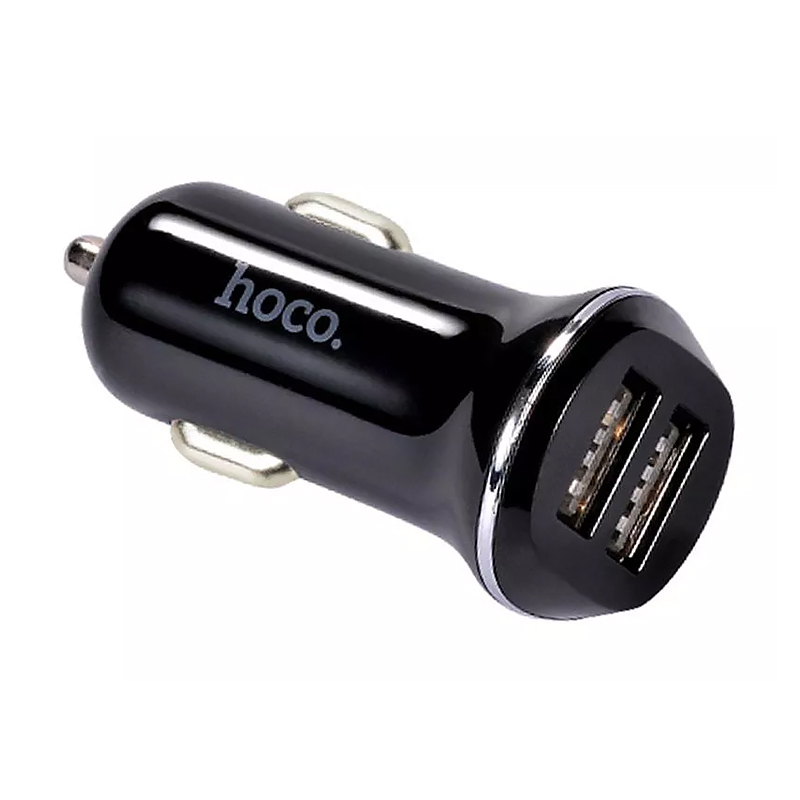 Автомобильное зарядное устройство + кабель Micro Hoco Z1 10 Вт, чёрный - 2