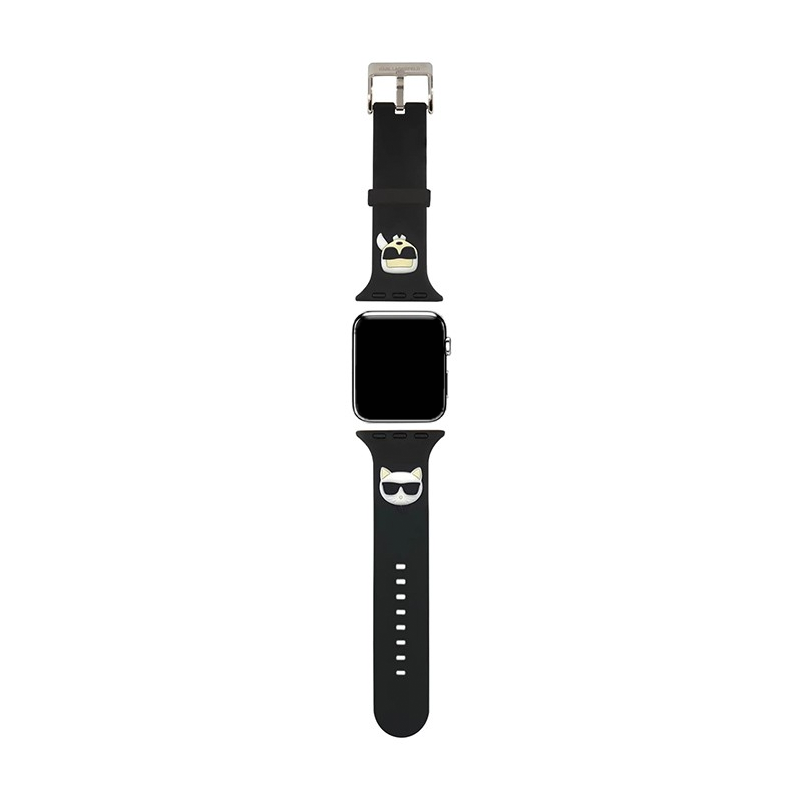Ремешок CG Mobile Lagerfeld Karl and Choupette Head для Apple Watch 38 / 40 / 41 / 42mm силикон - 3