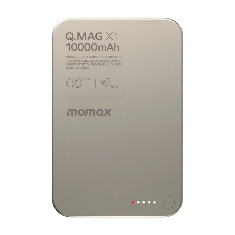 Внешний аккумулятор с беспроводной зарядкой Momax Q.Mag X1 10000 мАч 15 Вт - 2
