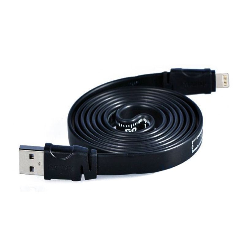 Дата-кабель Remax Scale Lightning 1.2 м, чёрный - 1