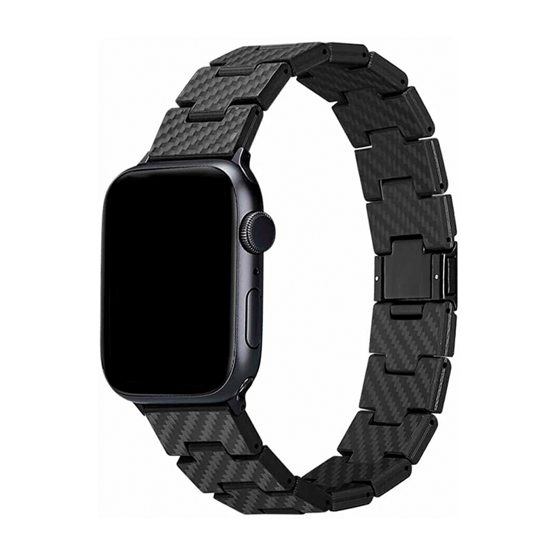 Браслет Pitaka Retro Fiber для Apple Watch 38 / 40 / 41 / 42 / 44 / 45 / 46 / 49mm карбон - 1