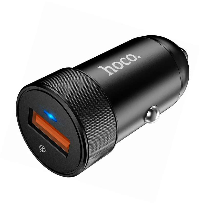 Автомобильное зарядное устройство Hoco Z32 18 Вт, чёрный - 2