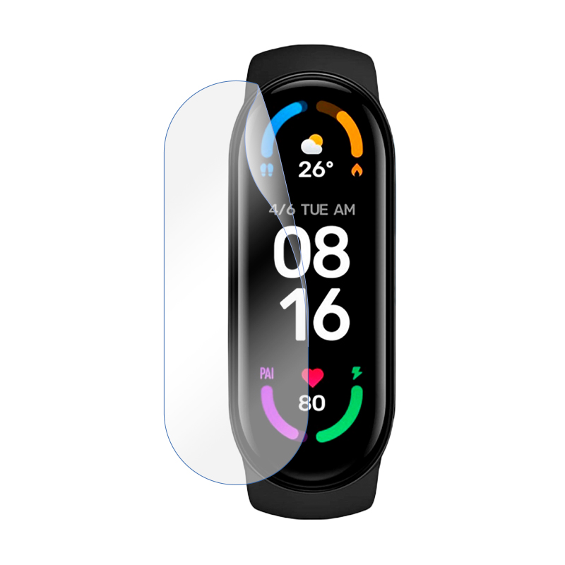 Защитная пленка для Xiaomi Mi Band 5 / 6, глянцевая - 1