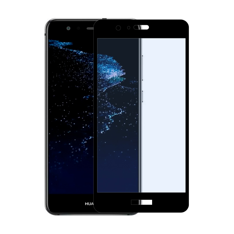 Защитное стекло 3D Classic для Huawei P10 Lite, черная рамка - 1