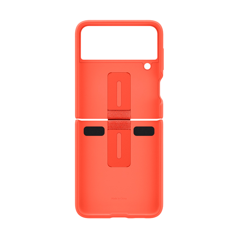 Клип-кейс (накладка) Samsung Silicone cover With Ring для Samsung Galaxy Z Flip 3 - 5