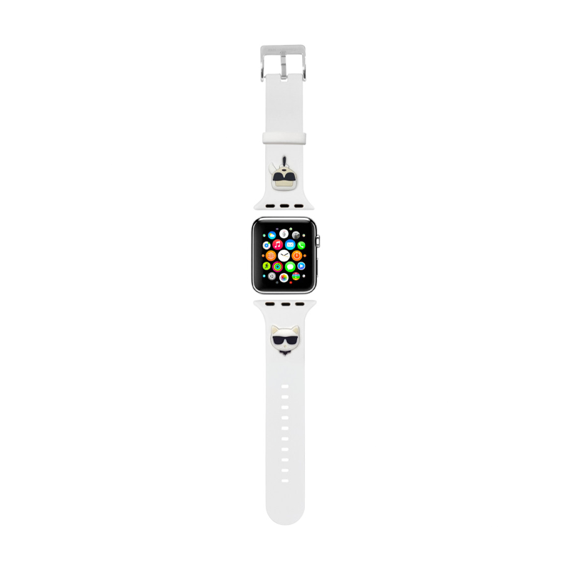 Ремешок CG Mobile Lagerfeld Karl and Choupette Head для Apple Watch 44 / 45 / 46 / 49mm силикон - 3