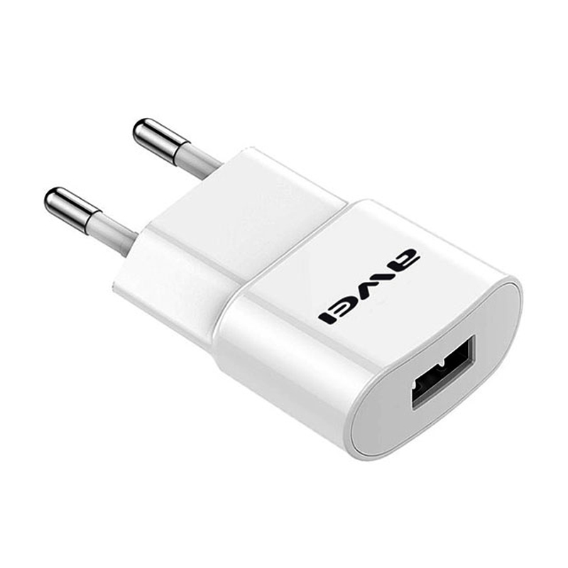 Сетевое зарядное устройство + кабель Lightning Awei С-832 10 Вт, белый - 2