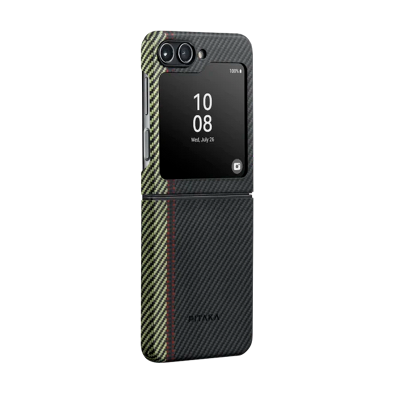 Клип-кейс (накладка) Pitaka Fusion Weaving MagEZ Case 3 для Samsung Galaxy Z Flip 5 - 2