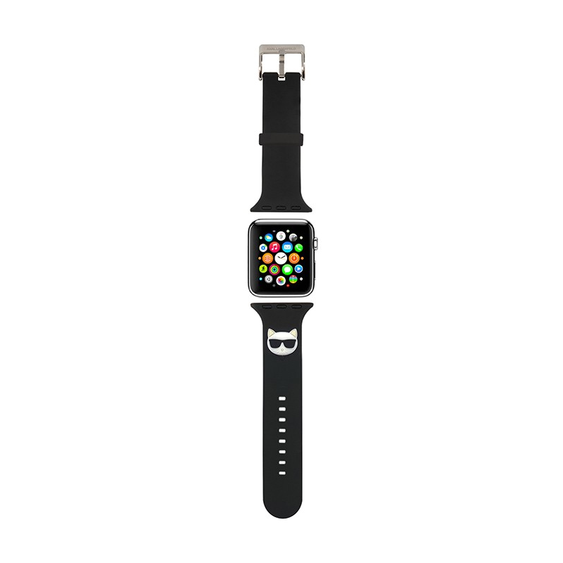 Ремешок CG Mobile Lagerfeld Choupette Head для Apple Watch 38 / 40 / 41 / 42mm силикон - 3