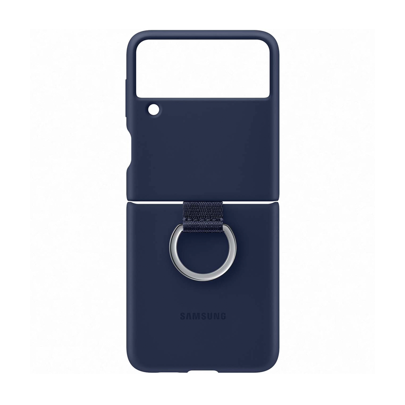 Клип-кейс (накладка) Samsung Silicone cover With Ring для Samsung Galaxy Z Flip 3 - 4