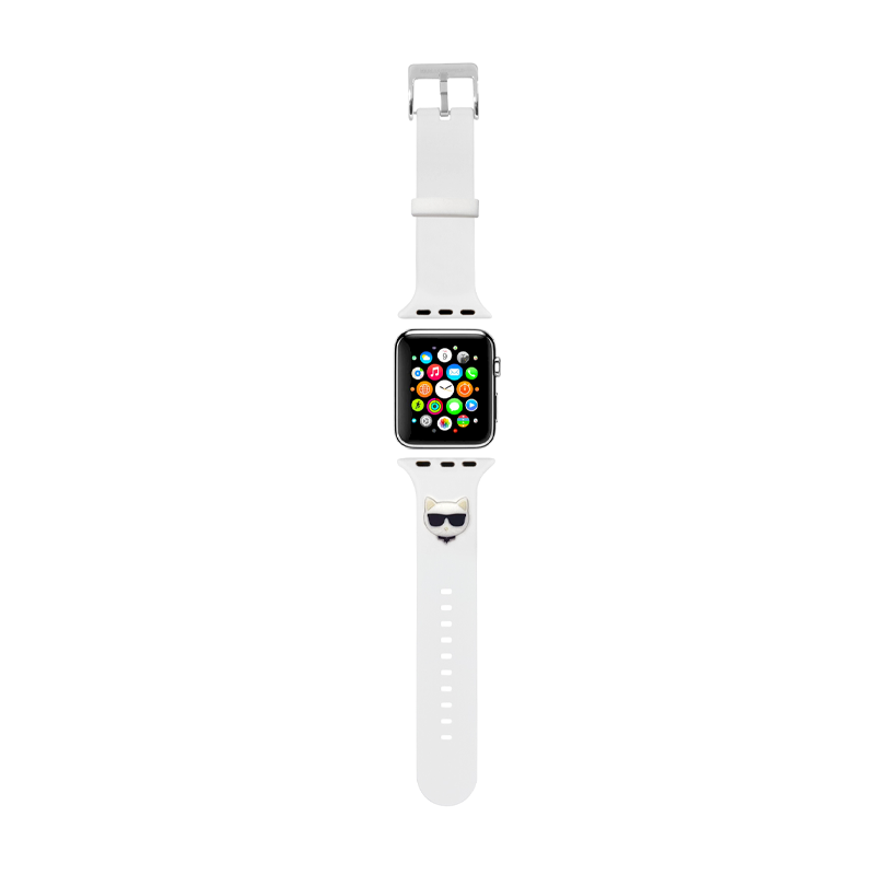 Ремешок CG Mobile Lagerfeld Choupette Head для Apple Watch 44 / 45 / 46 / 49mm силикон - 3